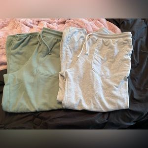 American Eagles joggers. 2 pair. Size Large